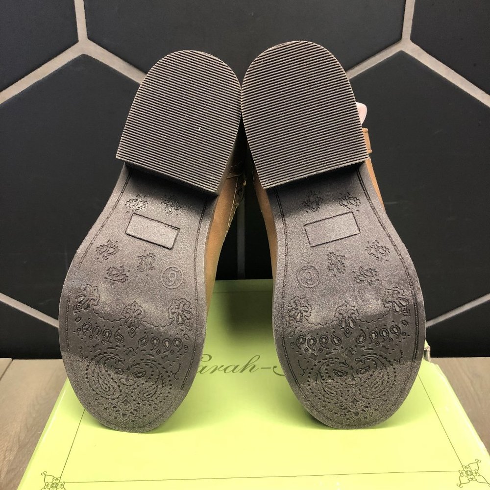 Womens Sarah Jayne Elloise Tan Bow Boots Multiple - Picture 5 of 7